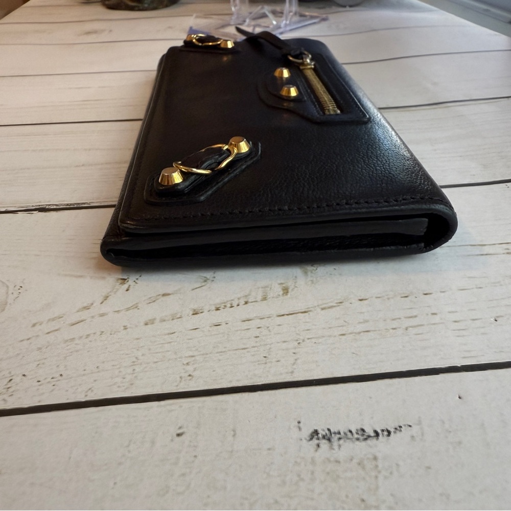 Balenciaga | Le City Long Wallet in Black Arena Storico Lambskin - Picture 7 of 13